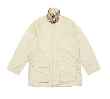 Burberry 00S Nova Check Collar Nylon Cotton Jacke… - image 1