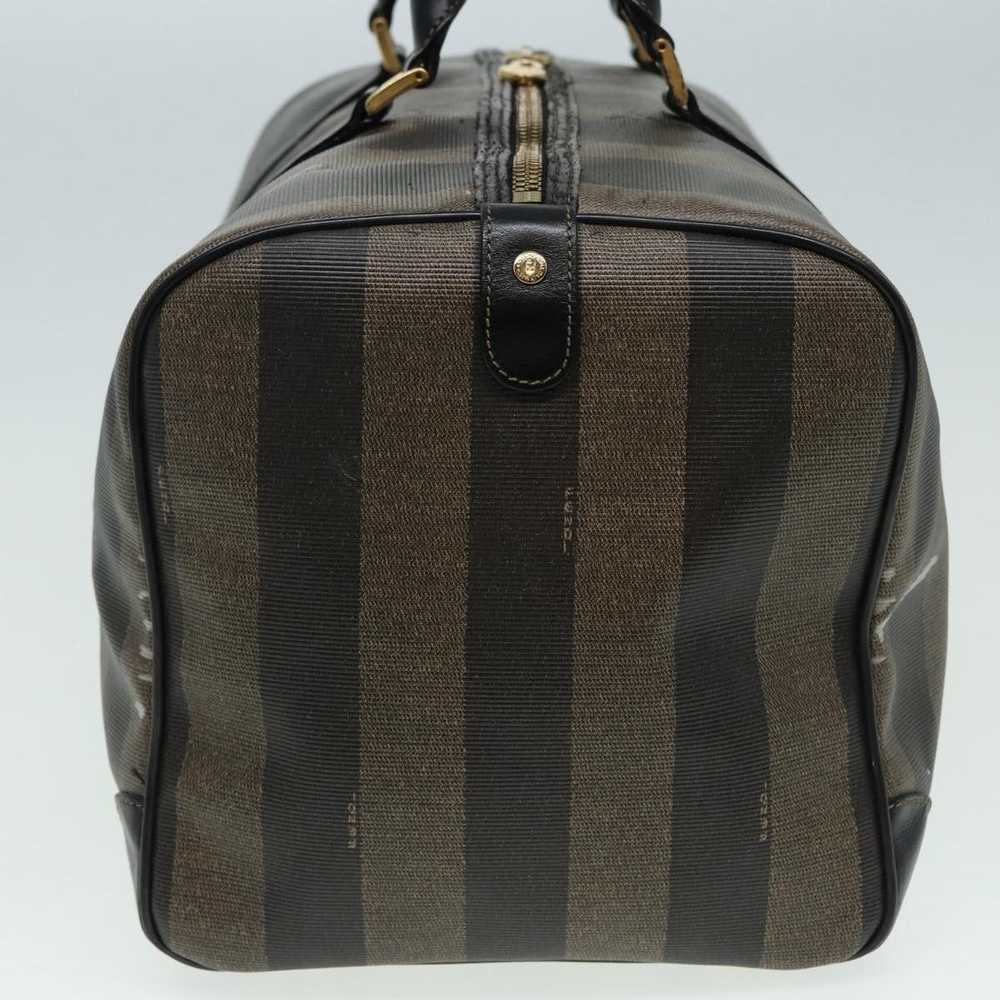 Fendi FENDI Pecan Canvas Boston Bag Brown Black A… - image 4