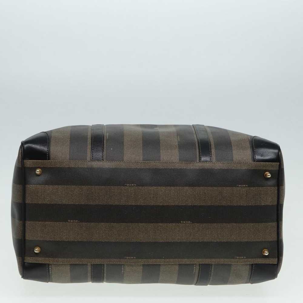 Fendi FENDI Pecan Canvas Boston Bag Brown Black A… - image 5