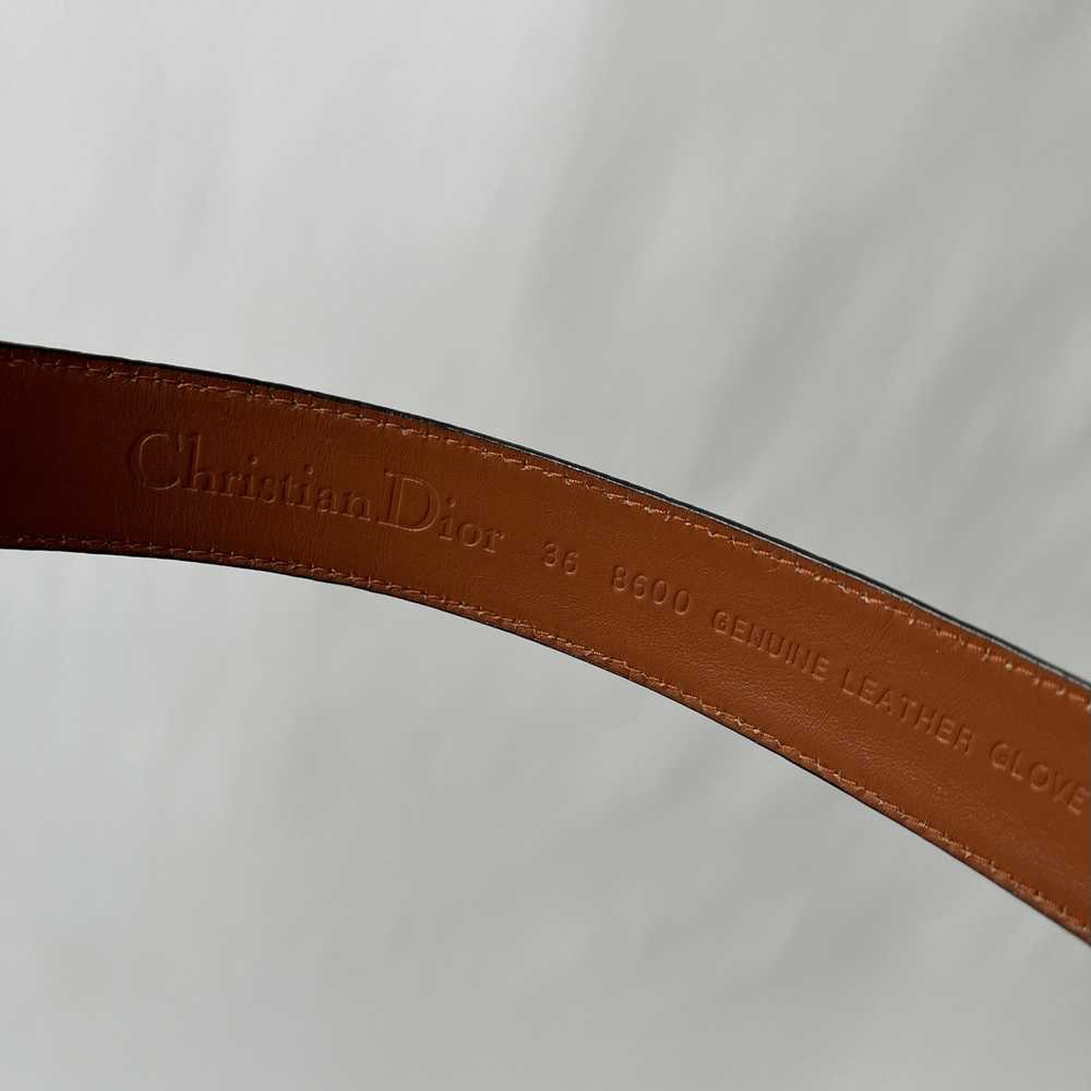 Vintage Christian Dior Belt (Black) - image 5