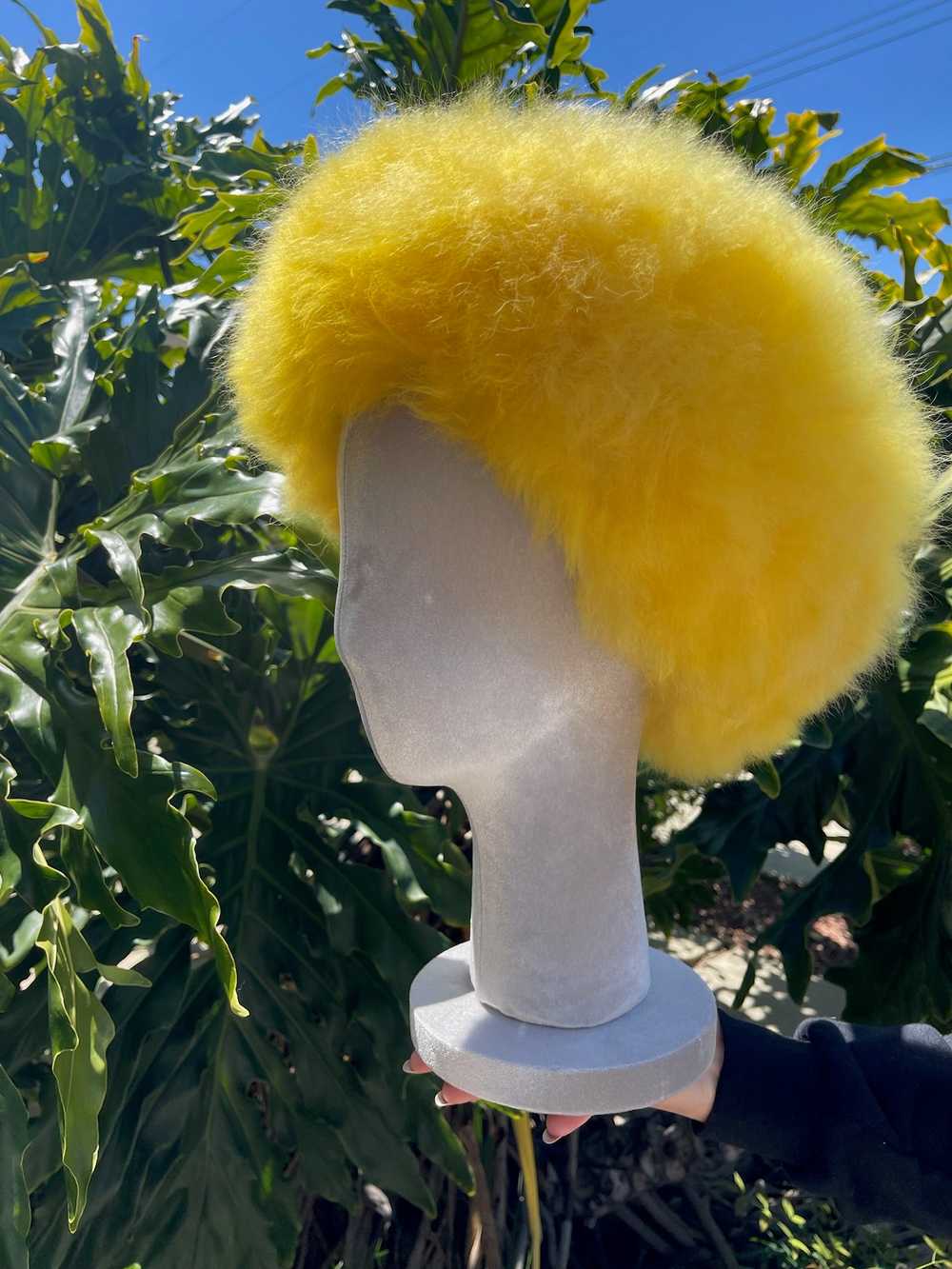 Baby Alpaca Hat - Yellow - image 3