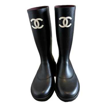 Chanel Wellington boots