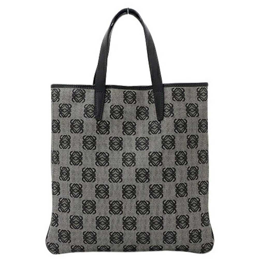 Loewe LOEWE Women's Tote Bag Handbag Grey Black - image 1