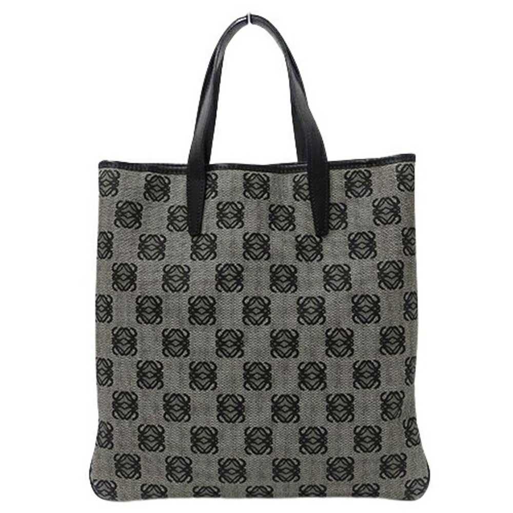 Loewe LOEWE Women's Tote Bag Handbag Grey Black - image 3