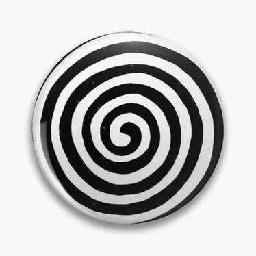 Jewelry × Streetwear Spiral Soft Button Pin - image 1