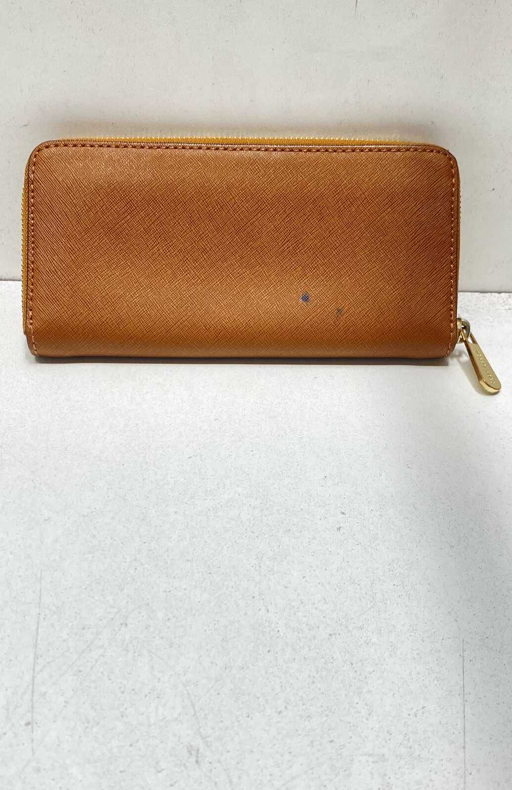 Michael Kors Brown Leather Zip Around Wallet - image 2