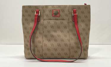 Dooney & Bourke Canvas Monogram Signature Shoulde… - image 1