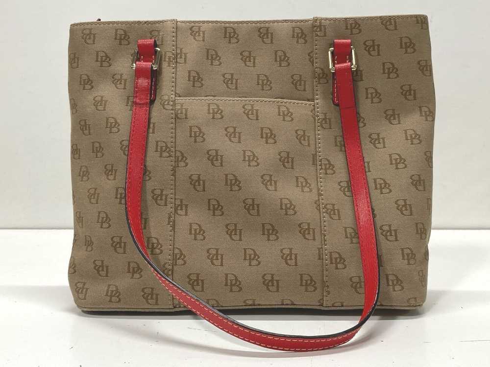 Dooney & Bourke Canvas Monogram Signature Shoulde… - image 3