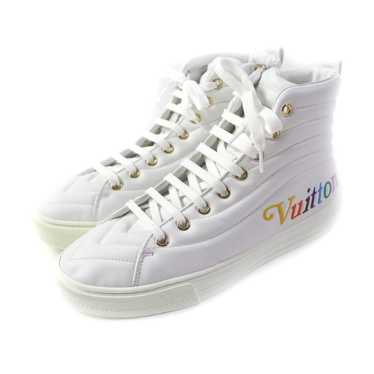 LOUIS VUITTON High cut sneakers Main: Leather whi… - image 1