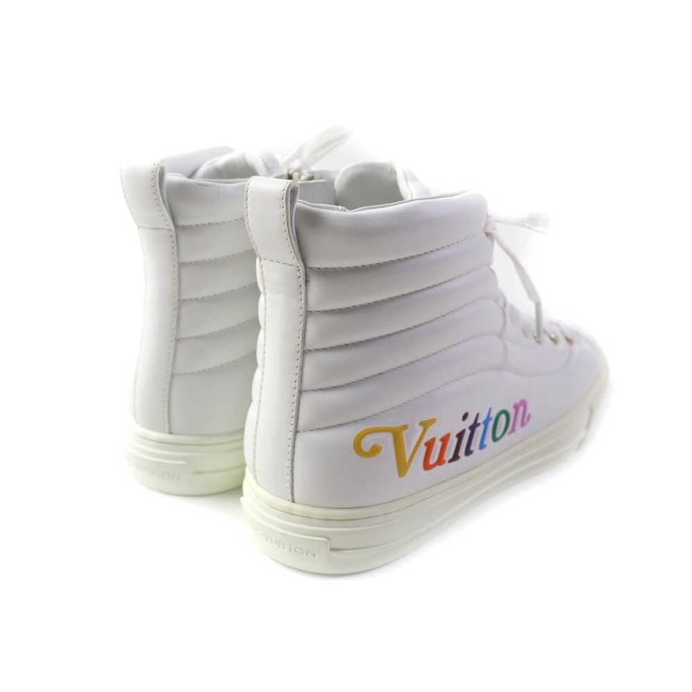 LOUIS VUITTON High cut sneakers Main: Leather whi… - image 2