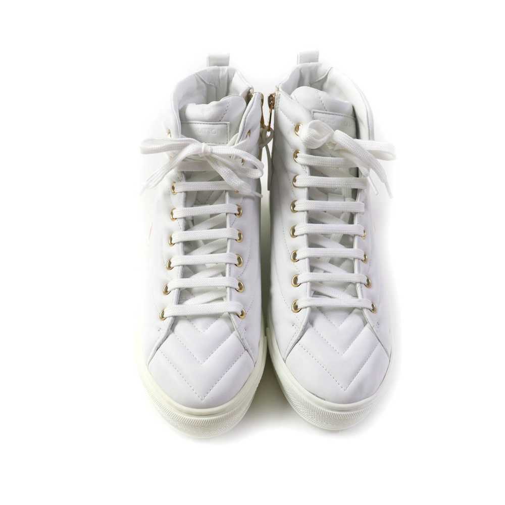 LOUIS VUITTON High cut sneakers Main: Leather whi… - image 3