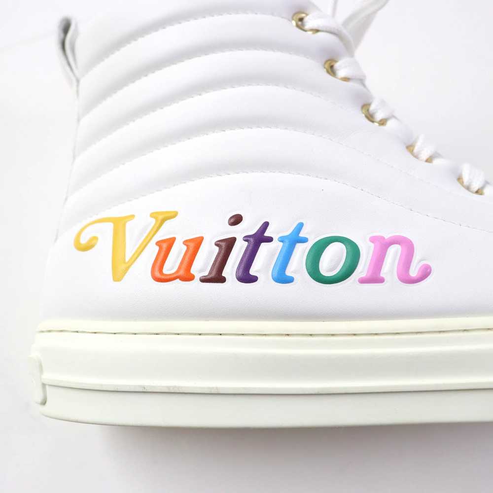 LOUIS VUITTON High cut sneakers Main: Leather whi… - image 8