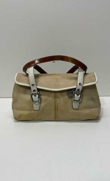 Coach Shoulder Bag Khaki, White