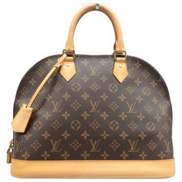 Louis Vuitton Alma leather tote