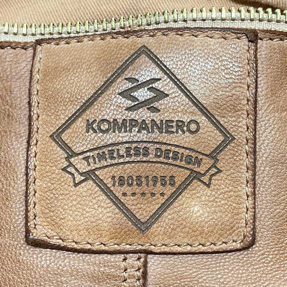 Kompanero Brown Woven Leather Large Hobo Shoulder… - image 6