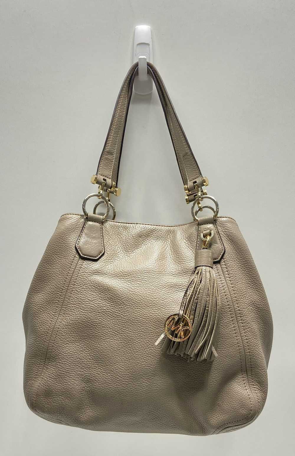 Michael Kors Pebble Leather Fulton Tassel Shoulde… - image 1