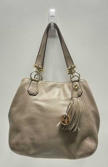 Michael Kors Pebble Leather Fulton Tassel Shoulder