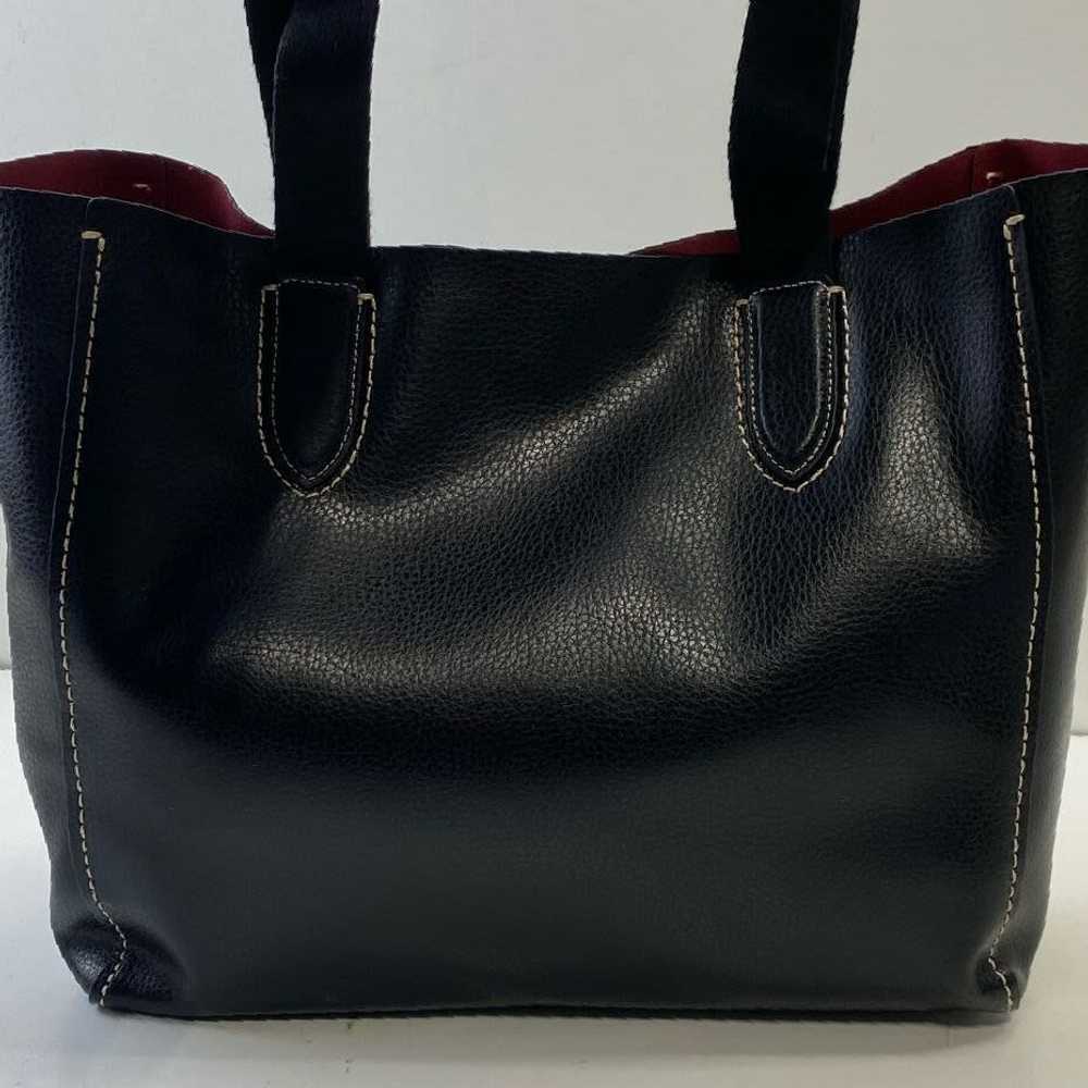 Coach Leather Derby Tote Bag Black - image 2