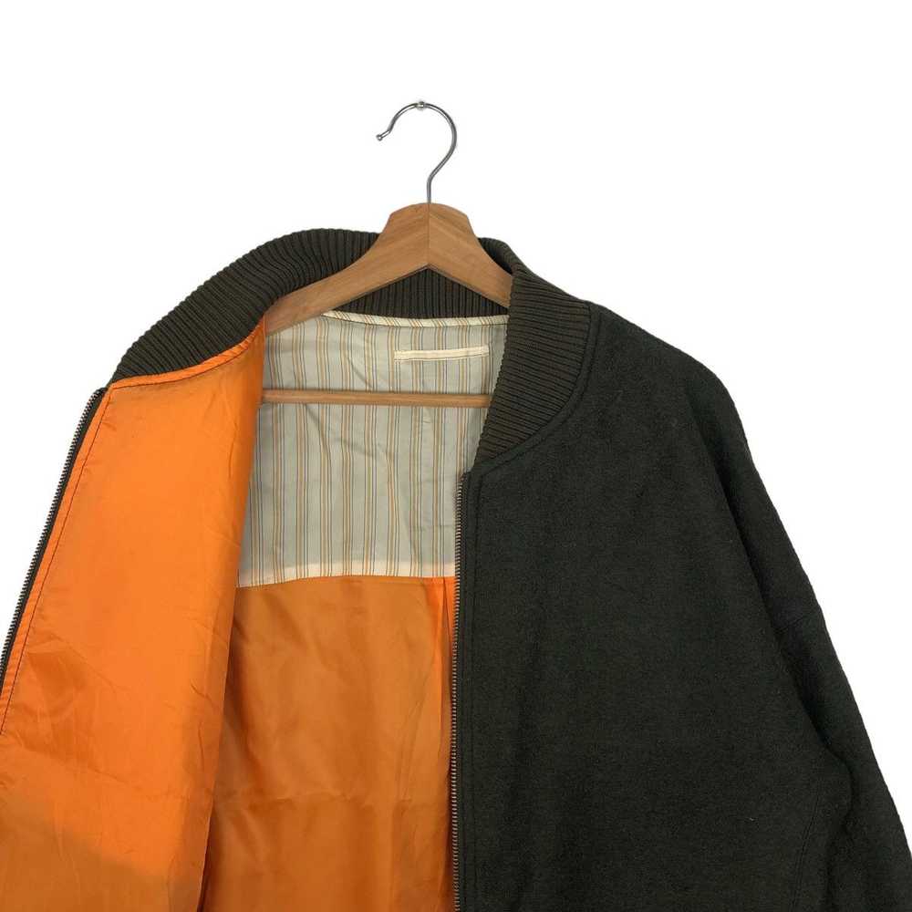 Bomber Jacket × Japanese Brand VINTAGE WOOL BOMBE… - image 9