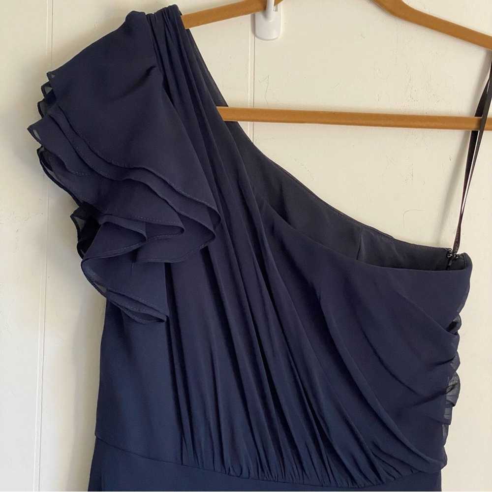 Brand Dessi Collection Navy Blue Ruffled One Shou… - image 4