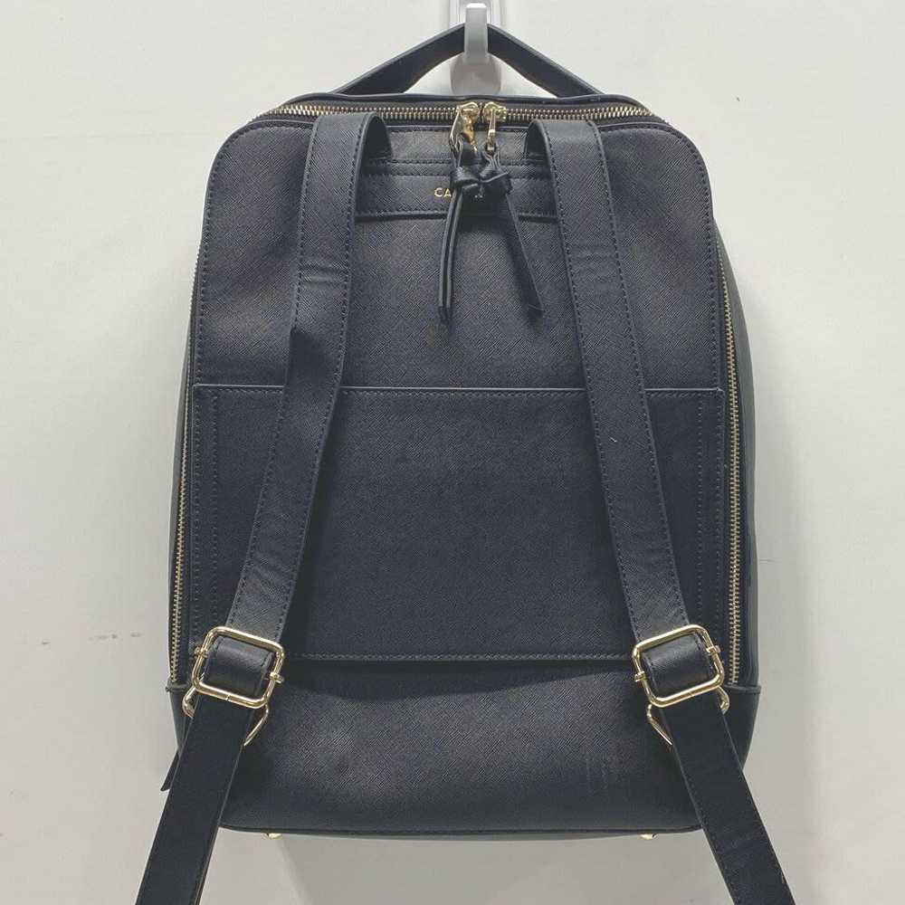 Calpak Leather Kaya Laptop Backpack Black - image 3