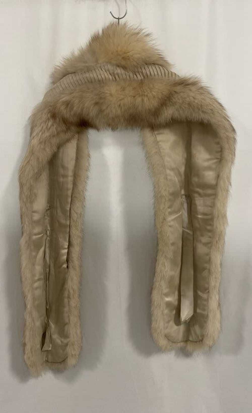 Broadway Vintage The Broardway Womens Beige Fur N… - image 2