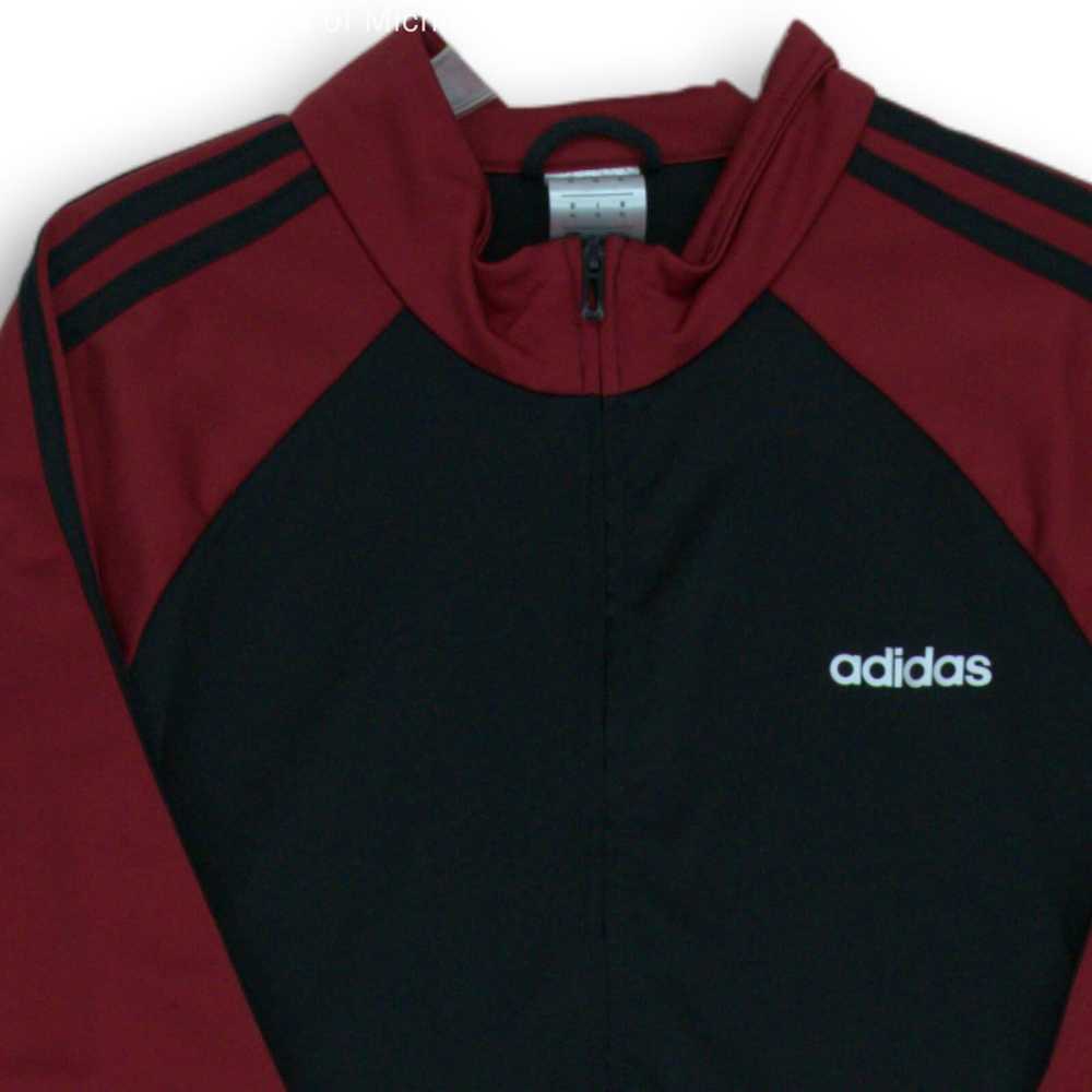 Men's Adidas Black Red Track Jacket Size XL - image 3