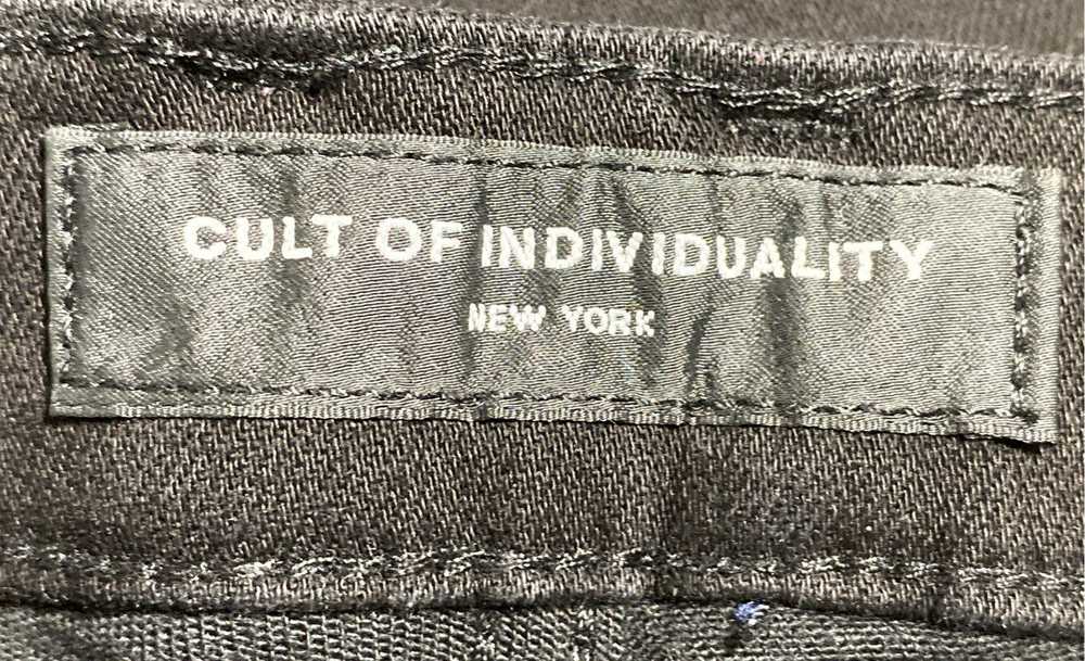 NWT Cult Of Individuality Mens Black Rocker Slim … - image 3