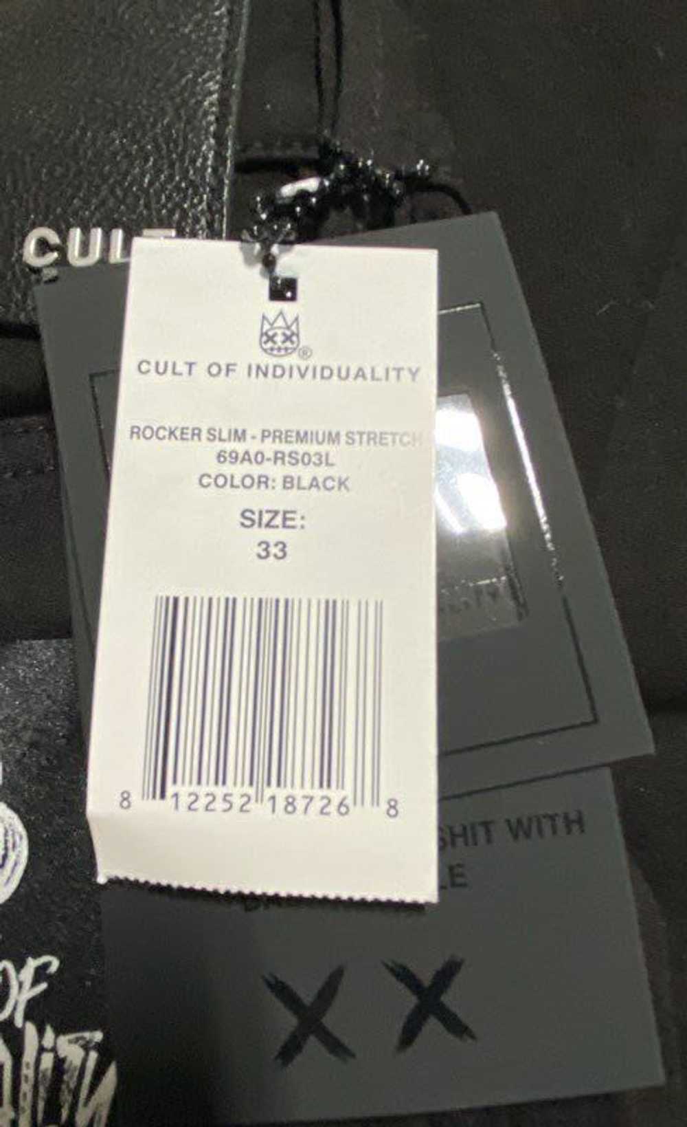 NWT Cult Of Individuality Mens Black Rocker Slim … - image 5