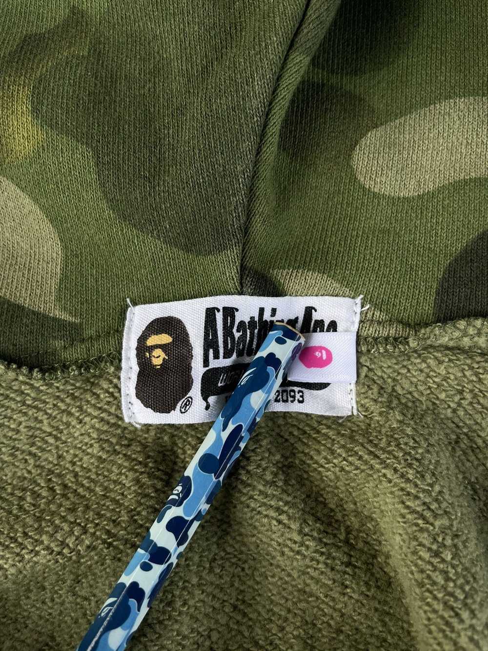 Bape Bape Green Camo Shark Fullzip Hoodie - image 10