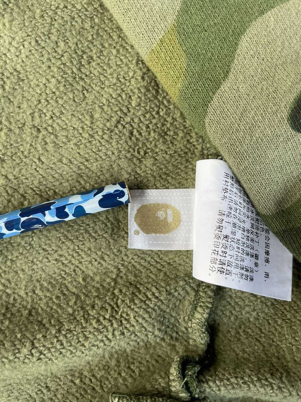 Bape Bape Green Camo Shark Fullzip Hoodie - image 12