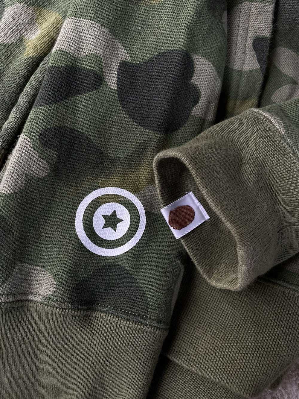 Bape Bape Green Camo Shark Fullzip Hoodie - image 8