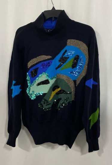 Escada Multicolor Knitted Sweater - Size 40