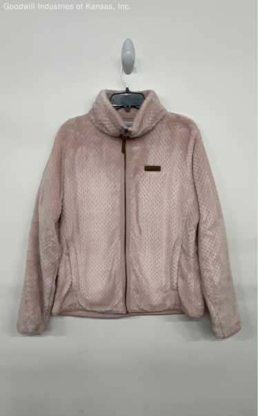 Columbia Pink Fluffy Jacket Jacket - Size L