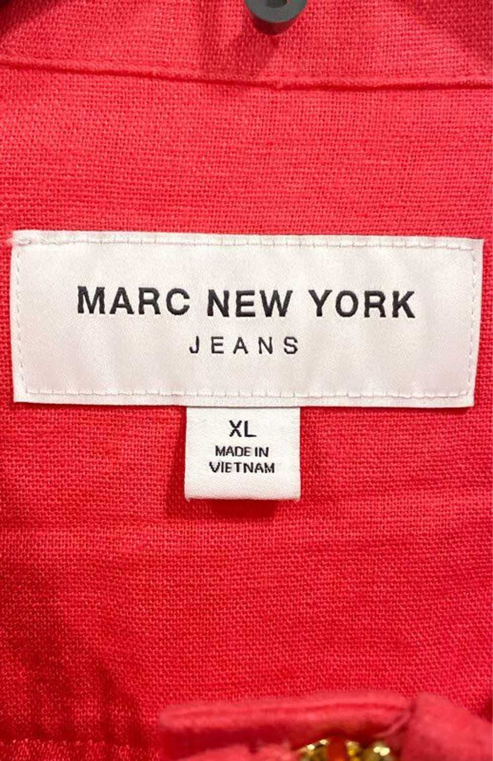 NWT Marc New York Womens Red Linen Pockets Long S… - image 3