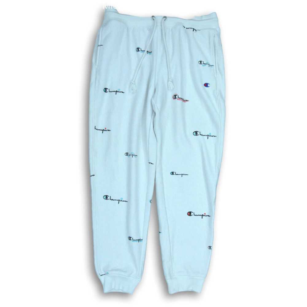 Women's Champion White Jogger Pants Size L - image 1