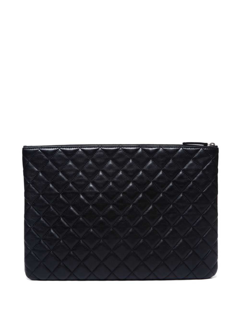 CHANEL Pre-Owned 2016 CC diamond-quilted clutch b… - image 2