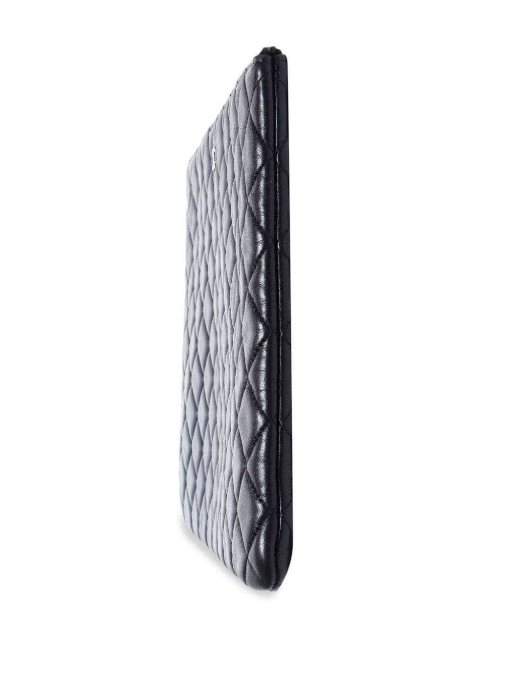 CHANEL Pre-Owned 2016 CC diamond-quilted clutch b… - image 4