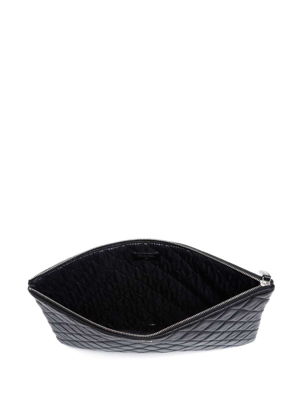 CHANEL Pre-Owned 2016 CC diamond-quilted clutch b… - image 5