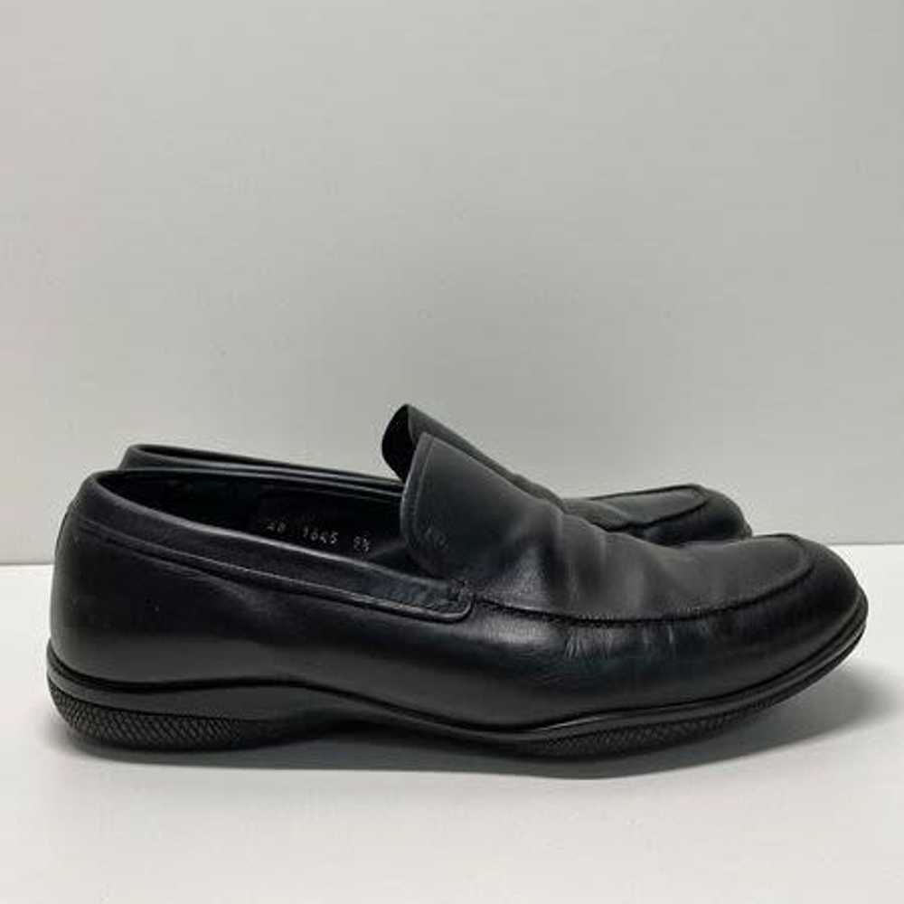 Authentic Prada Sport Black Leather Dress Loafer … - image 1