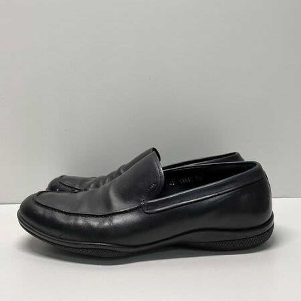 Authentic Prada Sport Black Leather Dress Loafer … - image 3