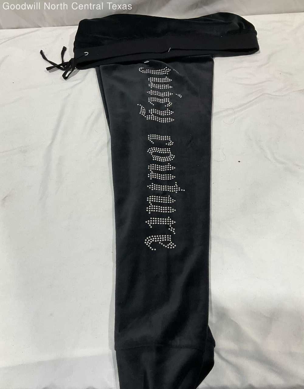 Juicy Couture Velour black Pants - Size small - image 2