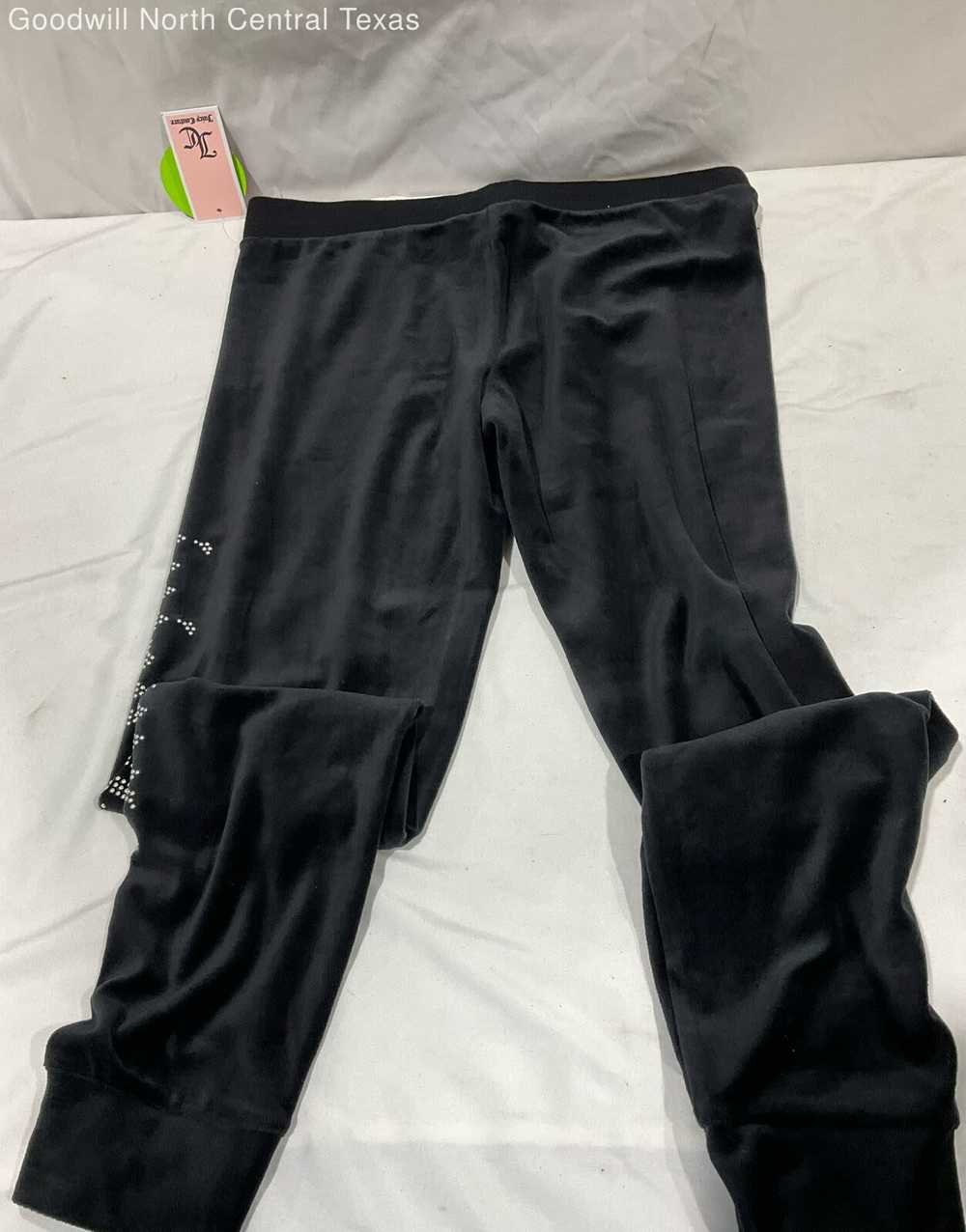 Juicy Couture Velour black Pants - Size small - image 3