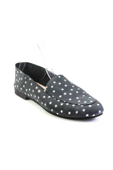 Kaanas Womens Metallic Star Flat Nubuck Leather Lo