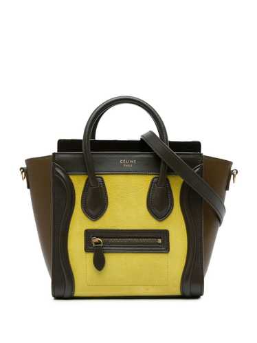 Céline Pre-Owned 2014 Nano Tricolor Nubuck and Ca… - image 1