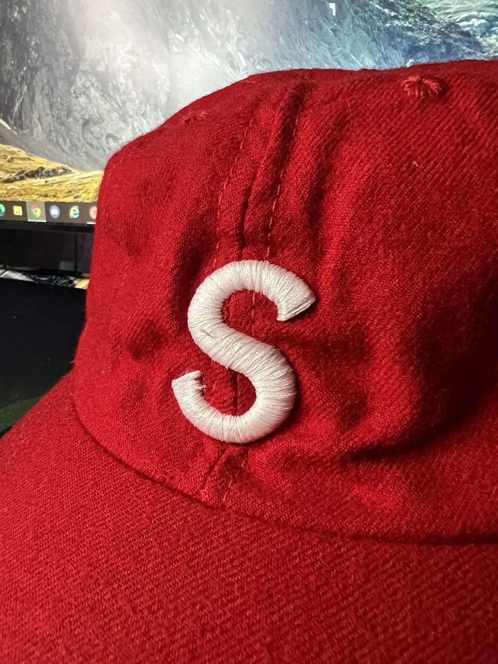 Supreme × Vintage 90’s Wool Small S Logo Cap - image 2