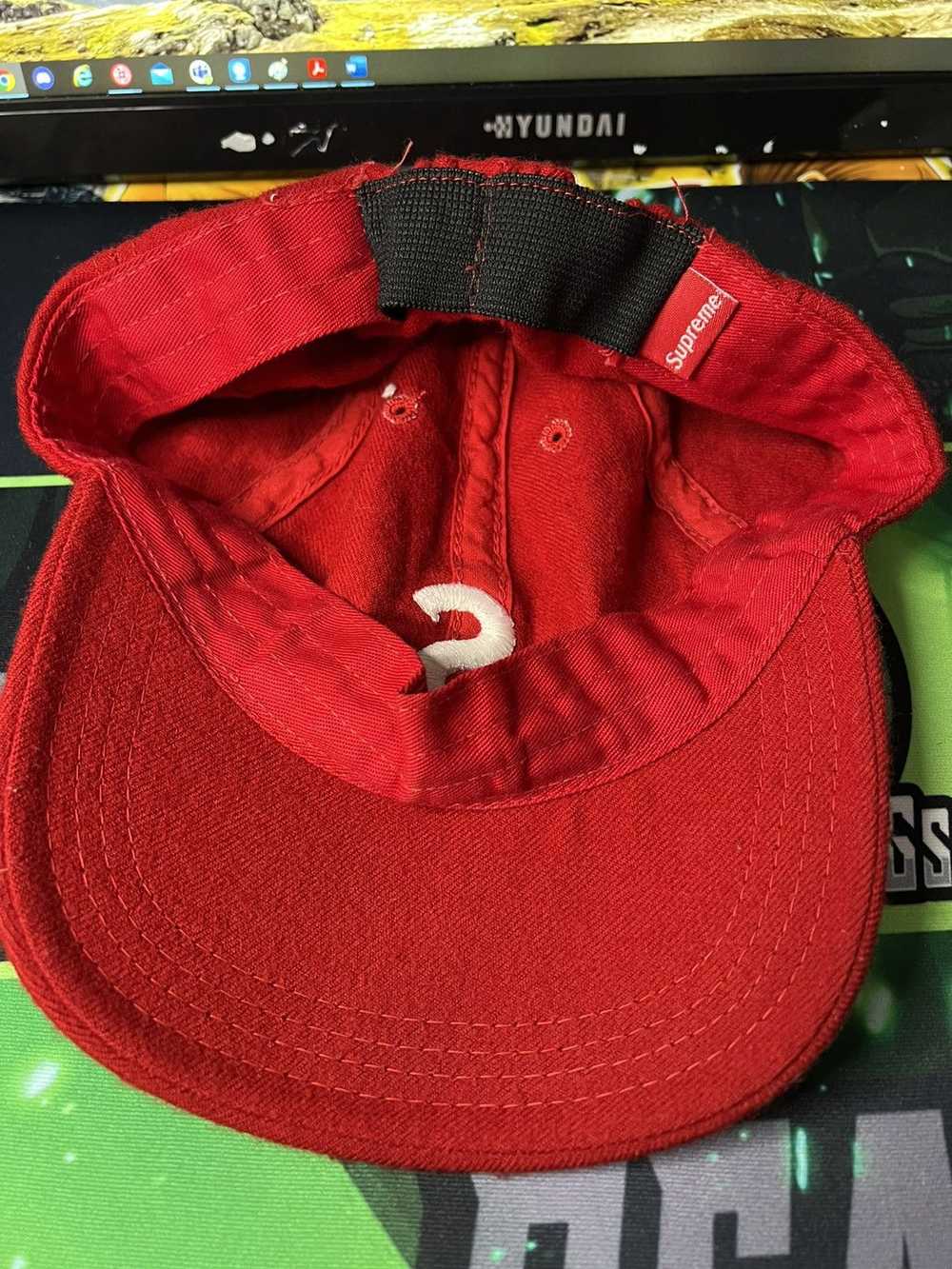 Supreme × Vintage 90’s Wool Small S Logo Cap - image 5