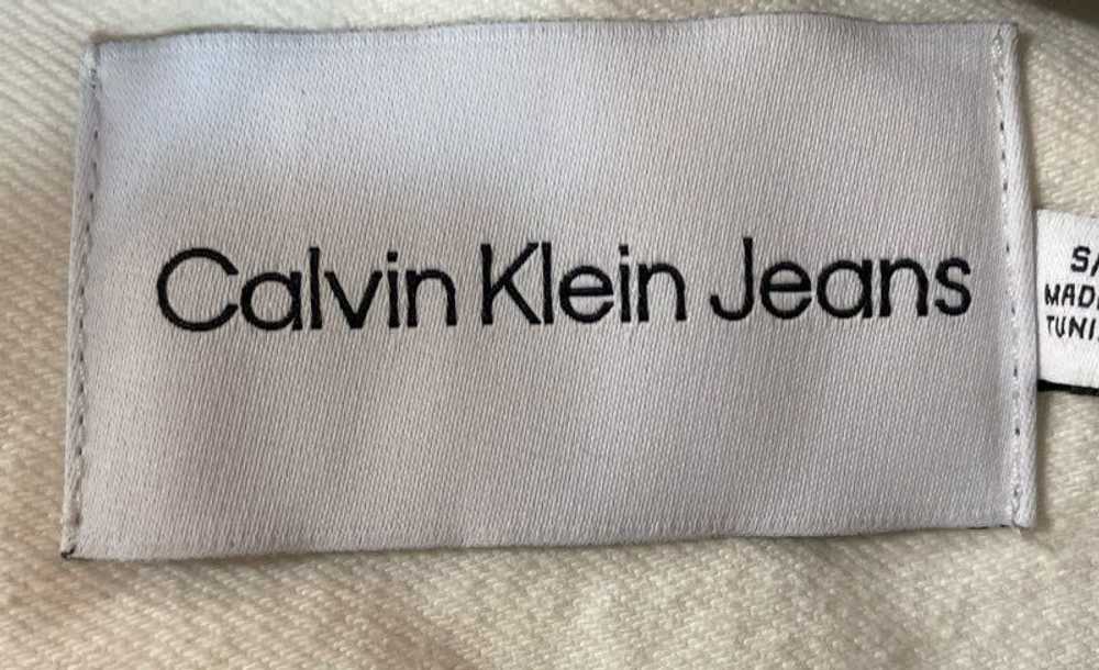 NWT Calvin Klein Womens White Long Sleeves Pocket… - image 6