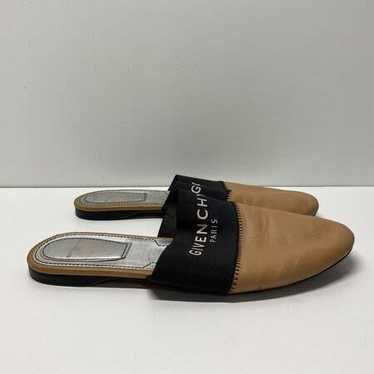 Authentic Givenchy Beige Leather Mules W 6.5 - image 1