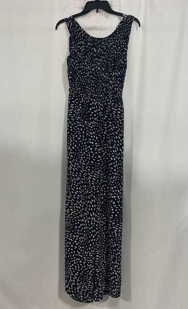 NWT Aqua Womens Black White Round Neck Sleeveless 